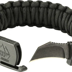 Bracelet de Survie Para-Claw Noir Medium Outdoor Edge